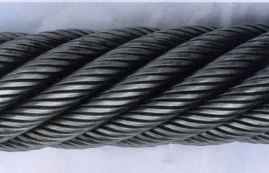 Astm Din Standard Galvanized Stainless steel wire 6 x 37 For Hoist