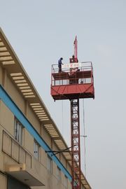 El elevador del alzamiento de la construcción, cargo levanta con velocidad de elevación clasificada 22m/min